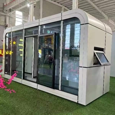 전공형 이동식 철강 구조 건물 사과 오두막 작은 집