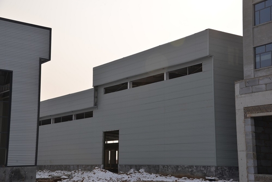 OEM Q345B 철골 창고 건설은 산업적 틈새를 조립했습니다