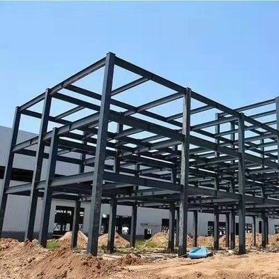 농업 산업적 강철 빌딩 Q235 Q345 낮은 탄소 철골 구조물이 무료로 작성됩니다