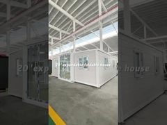 20 피트 코끼리 흰색 확장 컨테이너 집 욕실